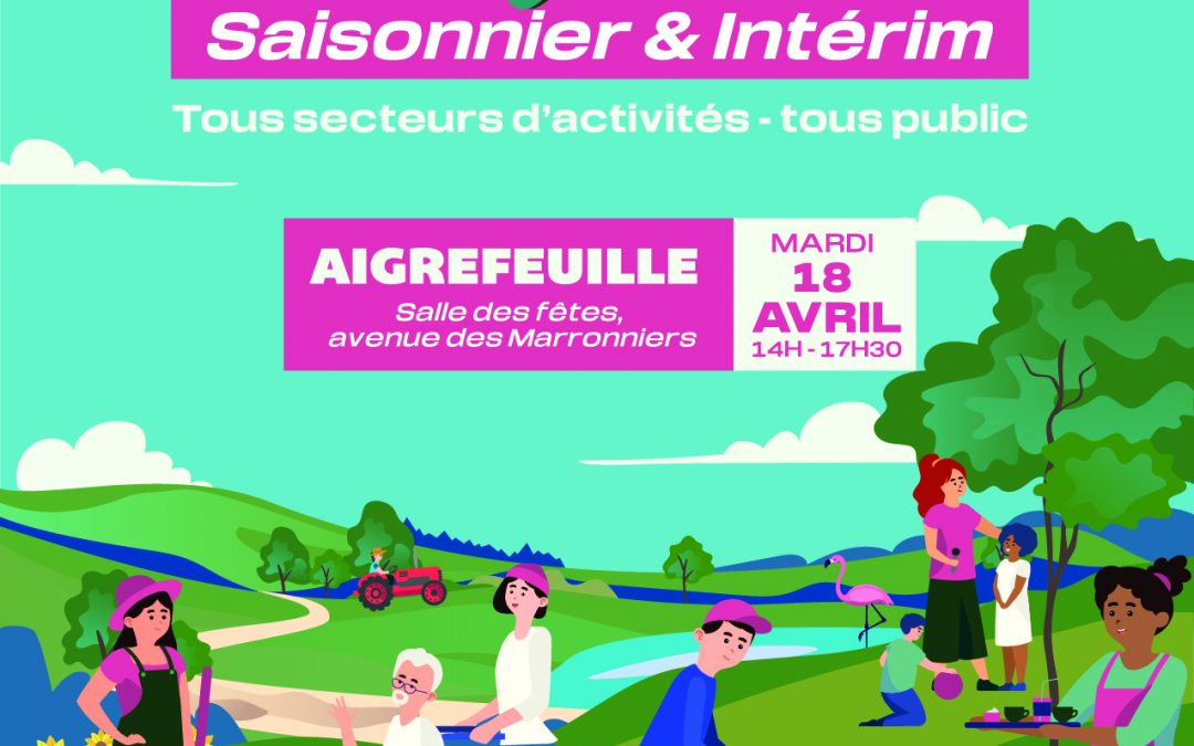 Job dating saisonnier et intérim!
